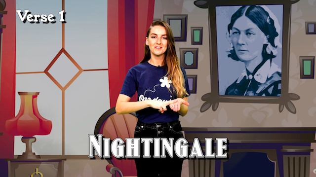 Learn a Florence Nightingale Makaton poem for World Poetry Day!