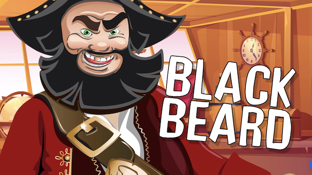 Famous pirates: Blackbeard song on Uno