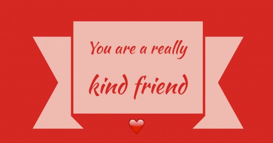 Kindness Card Kind Friend Valentine's Day