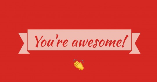 Kindness Card You're Awesome Valentine's Day