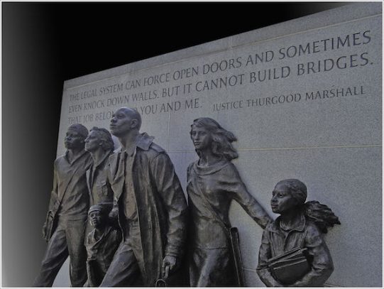 Image of Virginia Civil Rights Memorial courtesy of Ron Cogswell under Creative Commons License