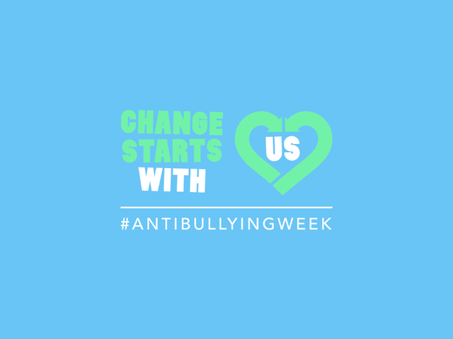 Anti-Bullying Week 2019 change starts with us school workshop