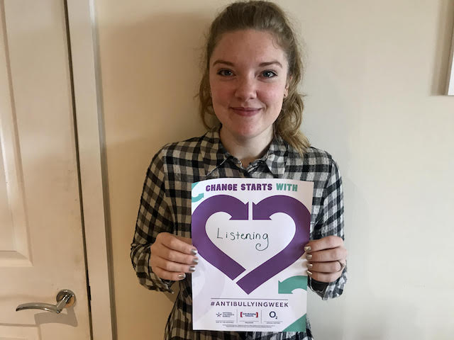 Melissa's Anti-Bullying Week 2019 pledge: Change Starts With... Listening