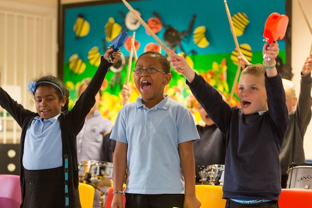 Brazilian Samba Drumming workshop for primary schools